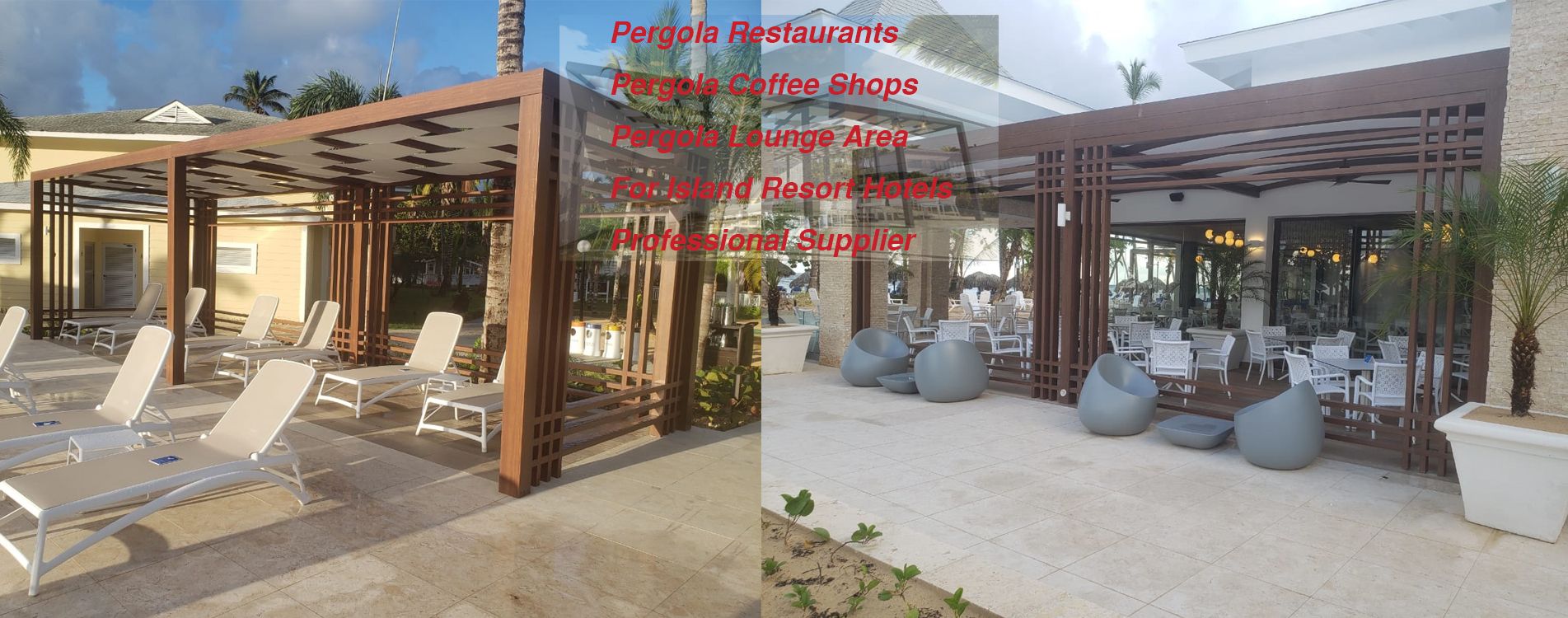 Pergola Restaurant Projects Supplier